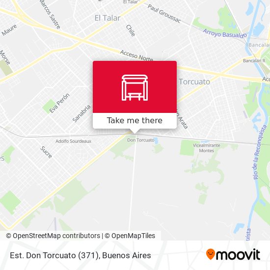 Mapa de Est. Don Torcuato (371)