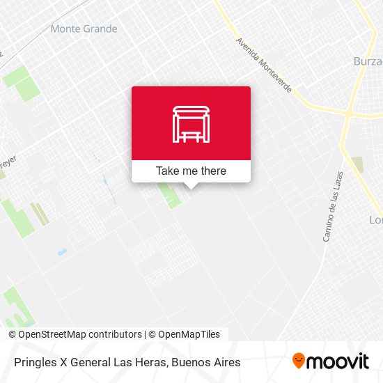 Pringles X General Las Heras map