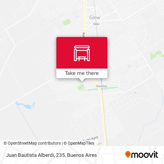Juan Bautista Alberdi, 235 map