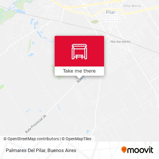 Mapa de Palmares Del Pilar