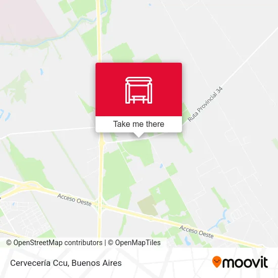 Cervecería Ccu map