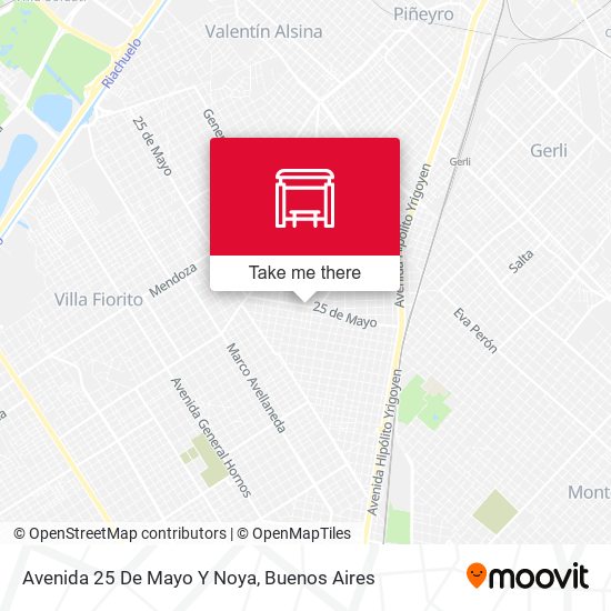 Avenida 25 De Mayo Y Noya map