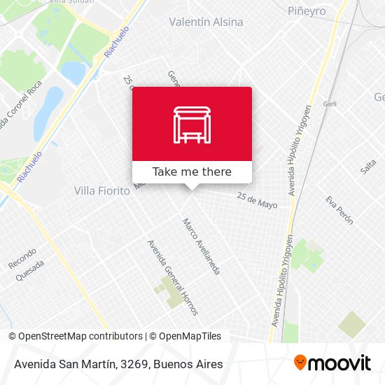 Avenida San Martín, 3269 map