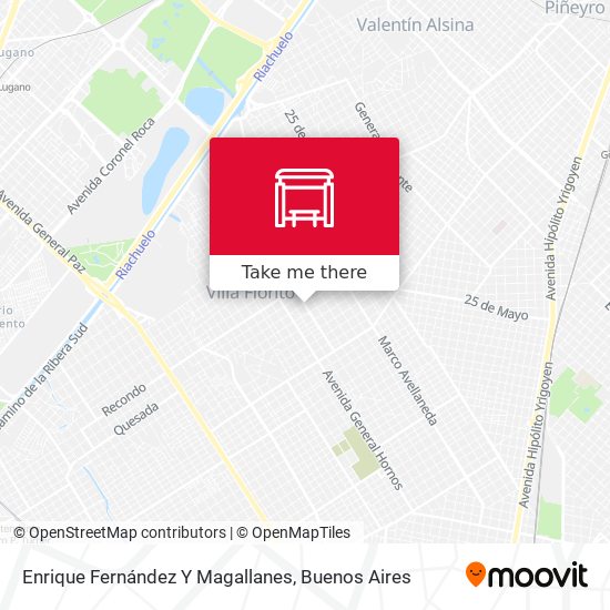 Mapa de Enrique Fernández Y Magallanes