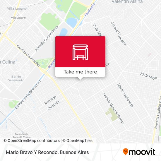 Mario Bravo Y Recondo map