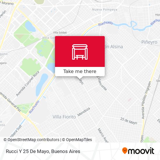Rucci Y 25 De Mayo map