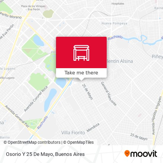Osorio Y 25 De Mayo map