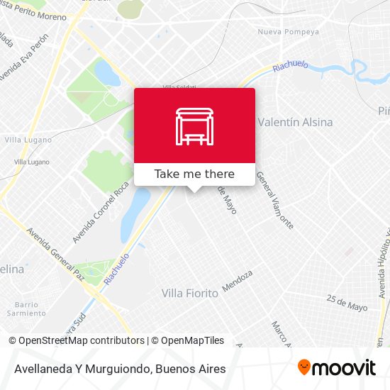 Mapa de Avellaneda Y Murguiondo
