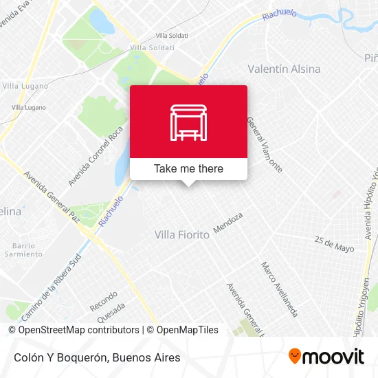 Colón Y Boquerón map