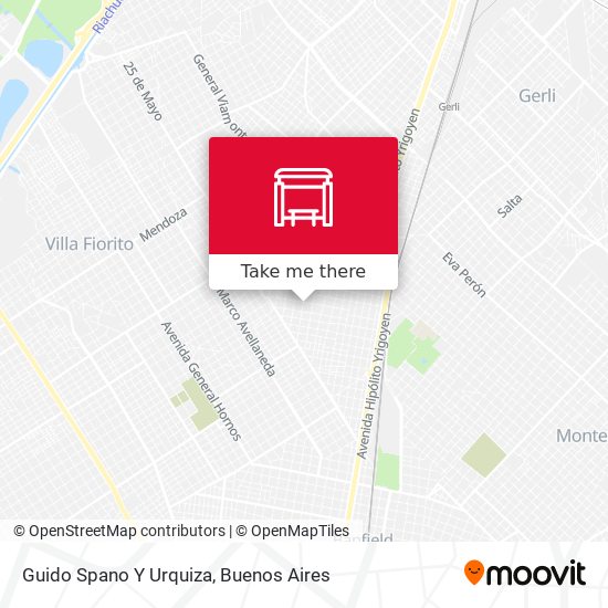 Mapa de Guido Spano Y Urquiza