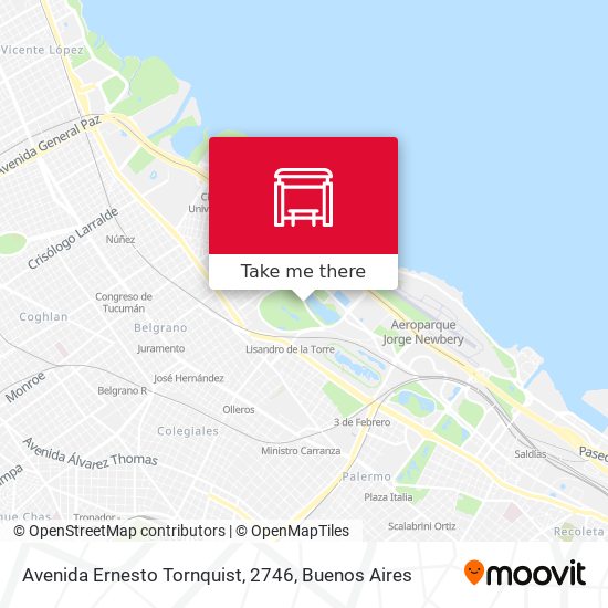 Mapa de Avenida Ernesto Tornquist, 2746