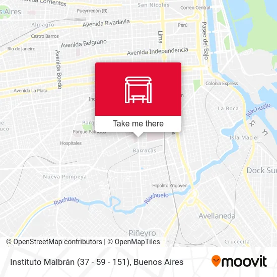 Instituto Malbrán (37 - 59 - 151) map