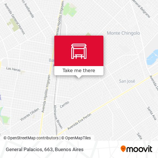 General Palacios, 663 map