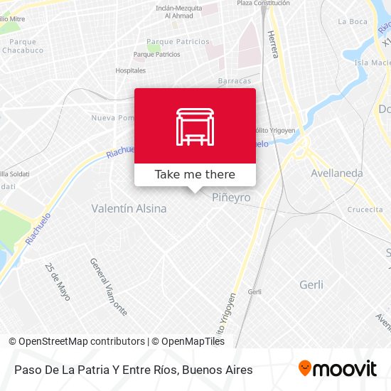 Paso De La Patria Y Entre Ríos map