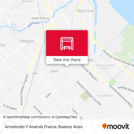 Arredondo Y Anatole France map