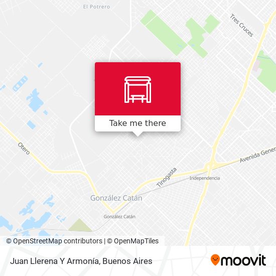 Juan Llerena Y Armonía map