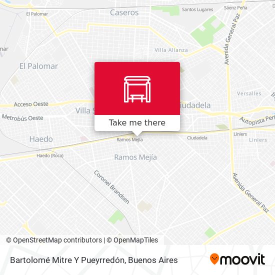 Mapa de Bartolomé Mitre Y Pueyrredón