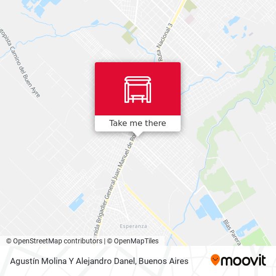 Agustín Molina Y Alejandro Danel map