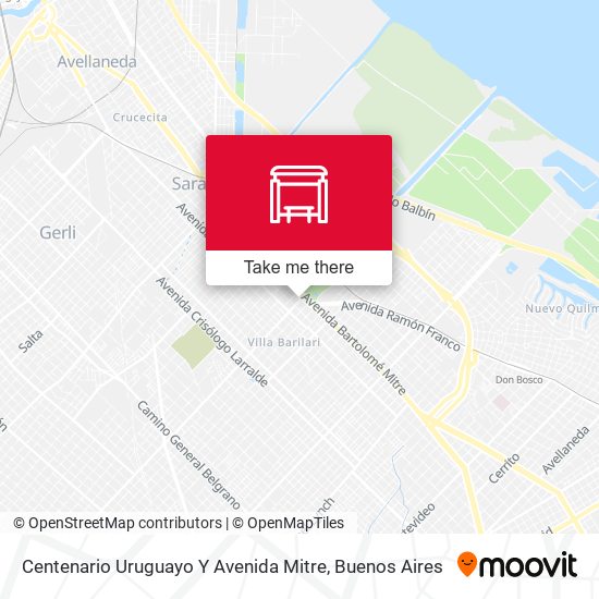 Centenario Uruguayo Y Avenida Mitre map