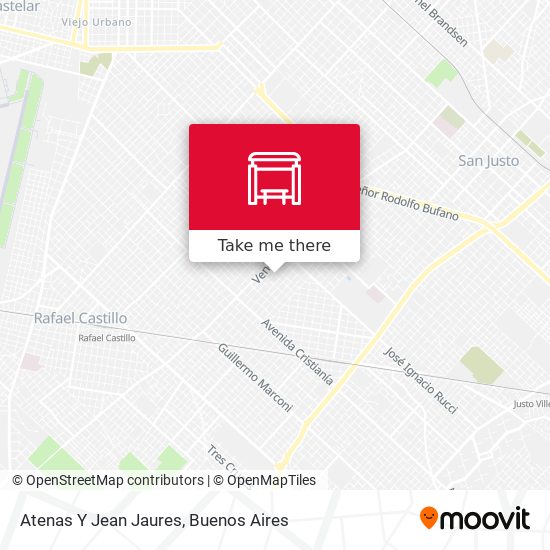 Atenas Y Jean Jaures map
