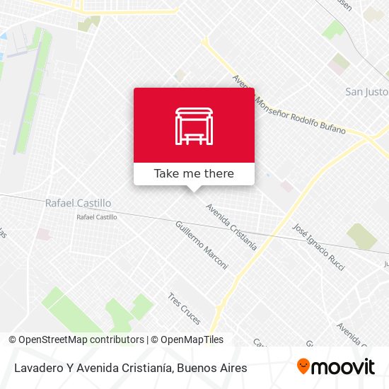 Lavadero Y Avenida Cristianía map