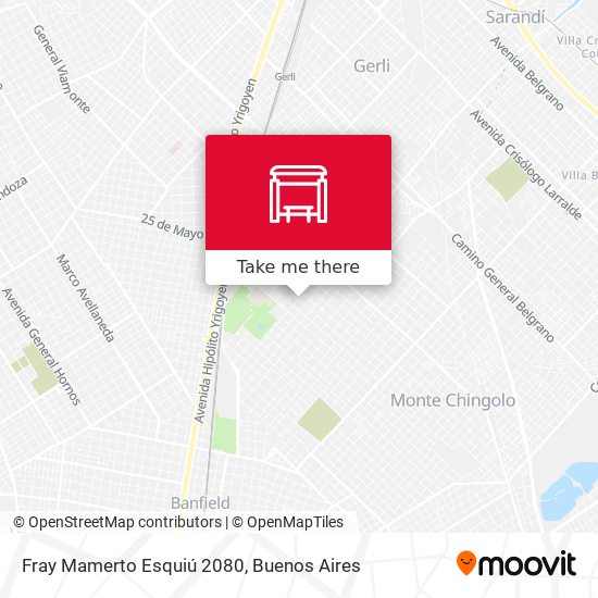 Fray Mamerto Esquiú 2080 map