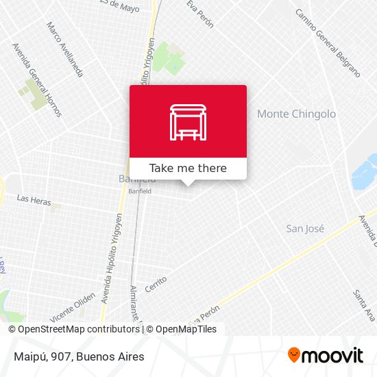 Mapa de Maipú, 907