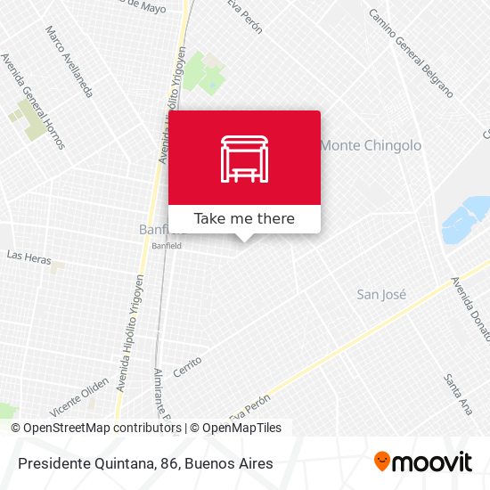 Mapa de Presidente Quintana, 86