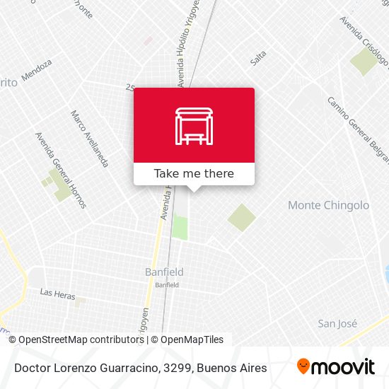 Mapa de Doctor Lorenzo Guarracino, 3299
