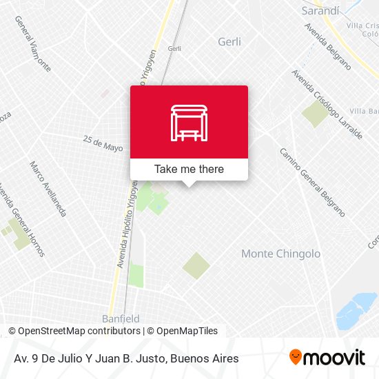 Mapa de Av. 9 De Julio Y Juan B. Justo
