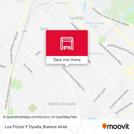 Mapa de Los Pozos Y Oyuela