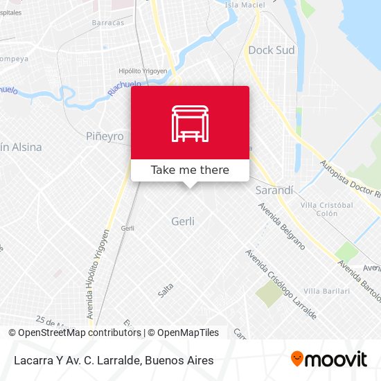 Lacarra Y Av. C. Larralde map