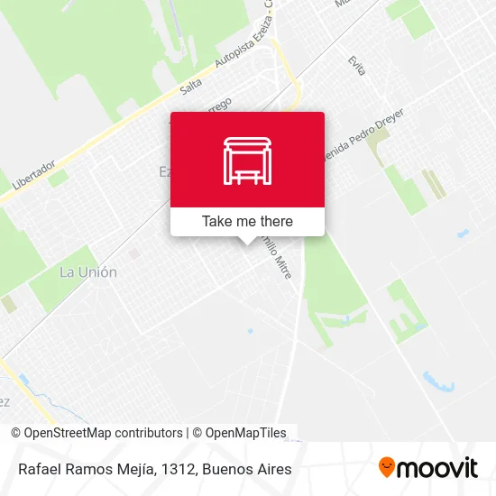 Rafael Ramos Mejía, 1312 map