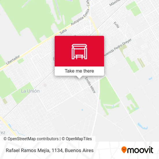 Rafael Ramos Mejía, 1134 map