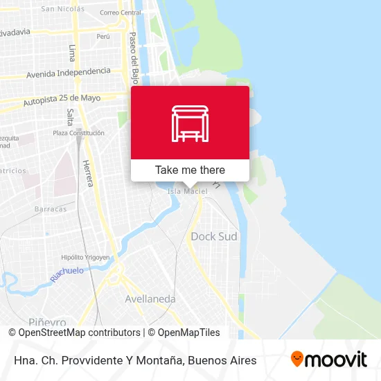 Hna. Ch. Provvidente Y Montaña map