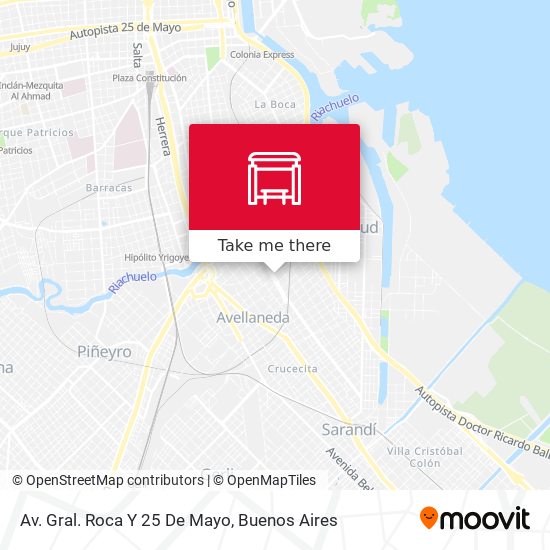 Av. Gral. Roca Y 25 De Mayo map