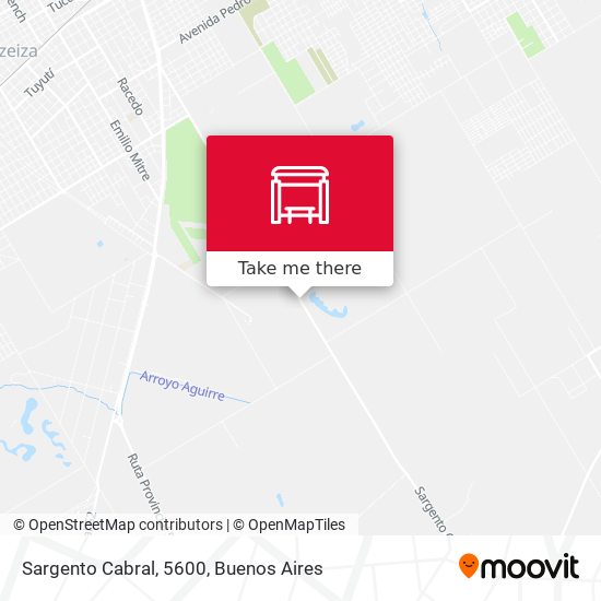 Sargento Cabral, 5600 map