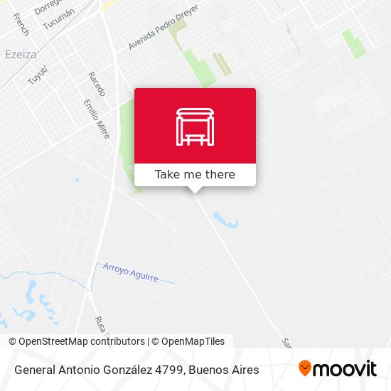 General Antonio González 4799 map