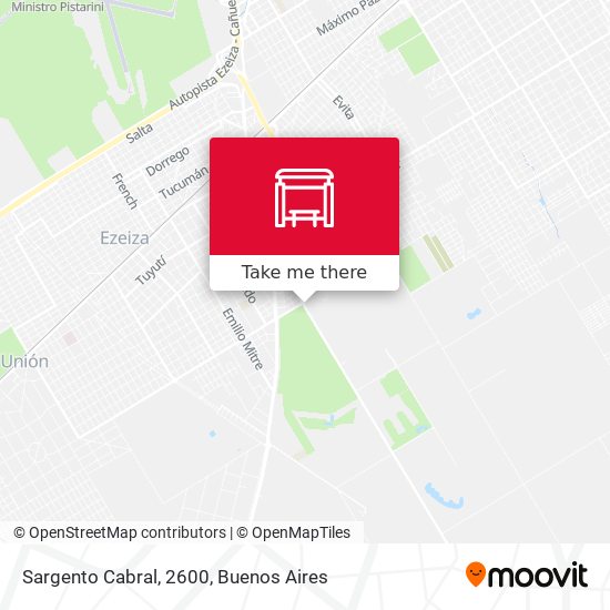 Mapa de Sargento Cabral, 2600