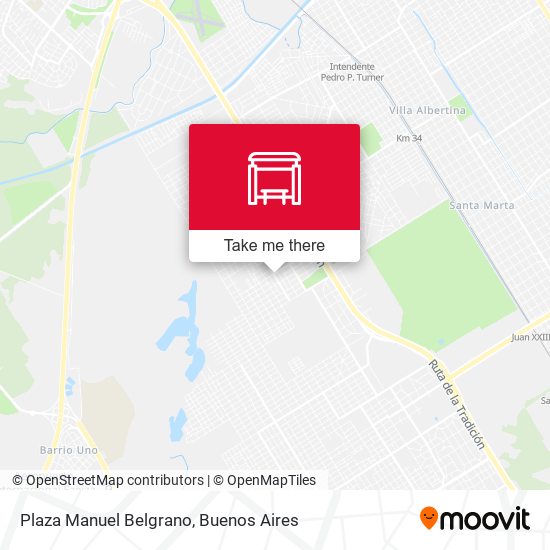Plaza Manuel Belgrano map