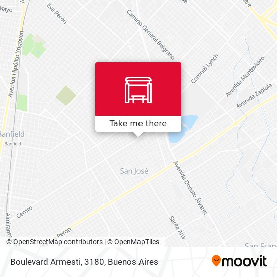 Boulevard Armesti, 3180 map