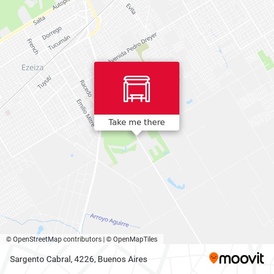 Sargento Cabral, 4226 map
