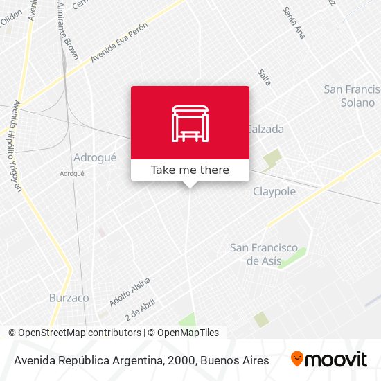 Avenida República Argentina, 2000 map