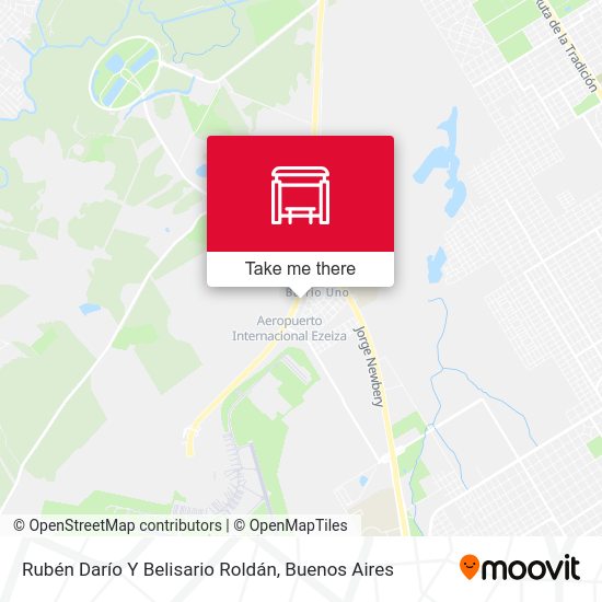 Mapa de Rubén Darío Y Belisario Roldán