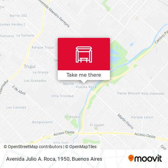 Avenida Julio A. Roca, 1950 map