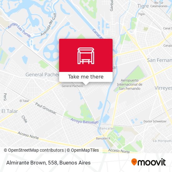 Mapa de Almirante Brown, 558