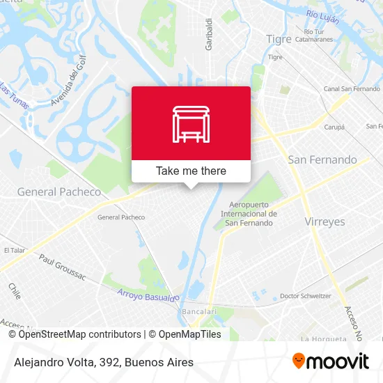 Alejandro Volta, 392 map