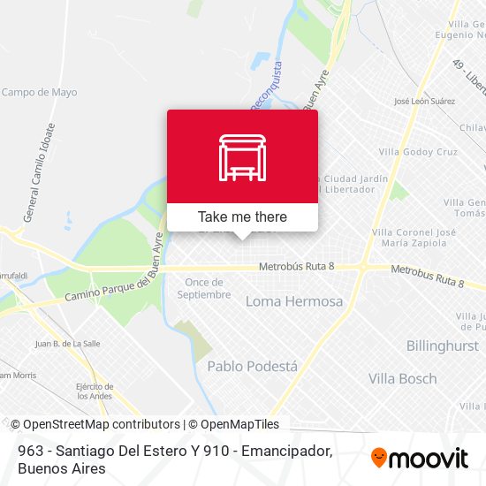 963 - Santiago Del Estero Y 910 - Emancipador map