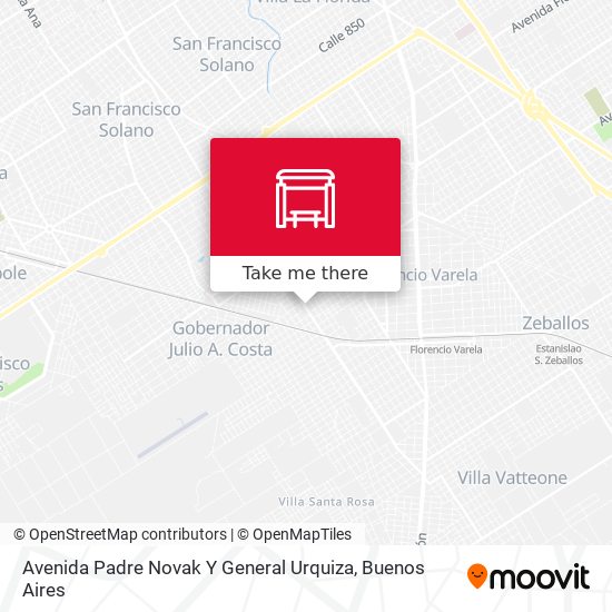 Avenida Padre Novak Y General Urquiza map