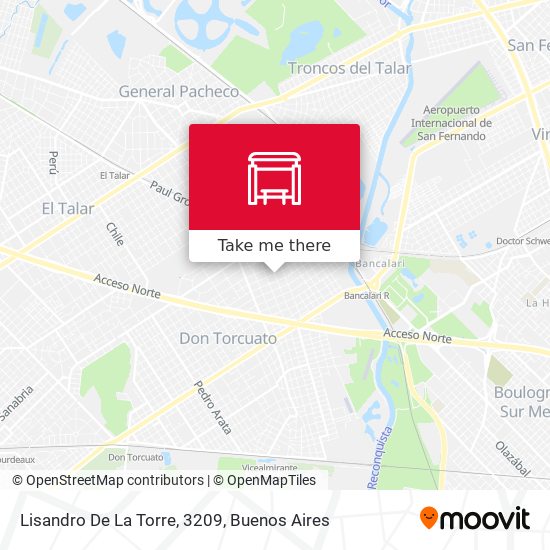 Lisandro De La Torre, 3209 map